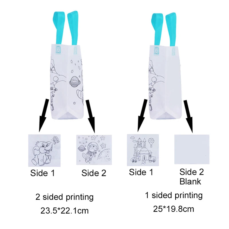 DIY Graffiti Bag Set for Kids' Parties - Little West DigiPrints