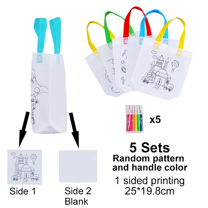 DIY Graffiti Bag Set for Kids' Parties - Little West DigiPrints
