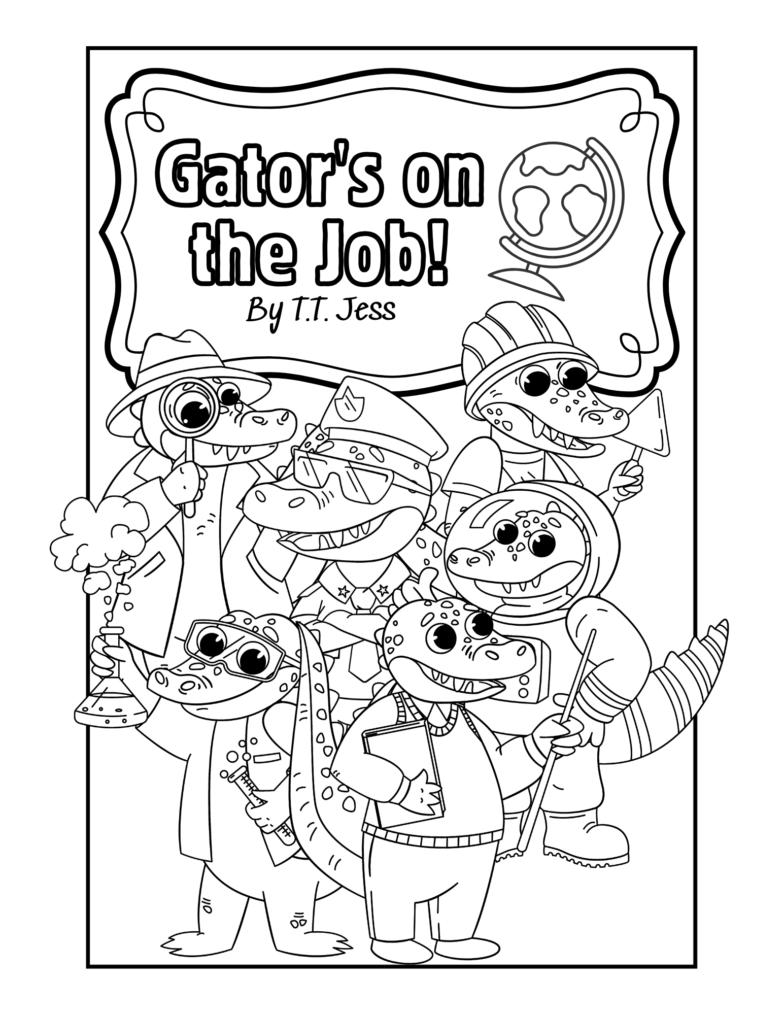 Gator's on the Job! - Little West DigiPrints