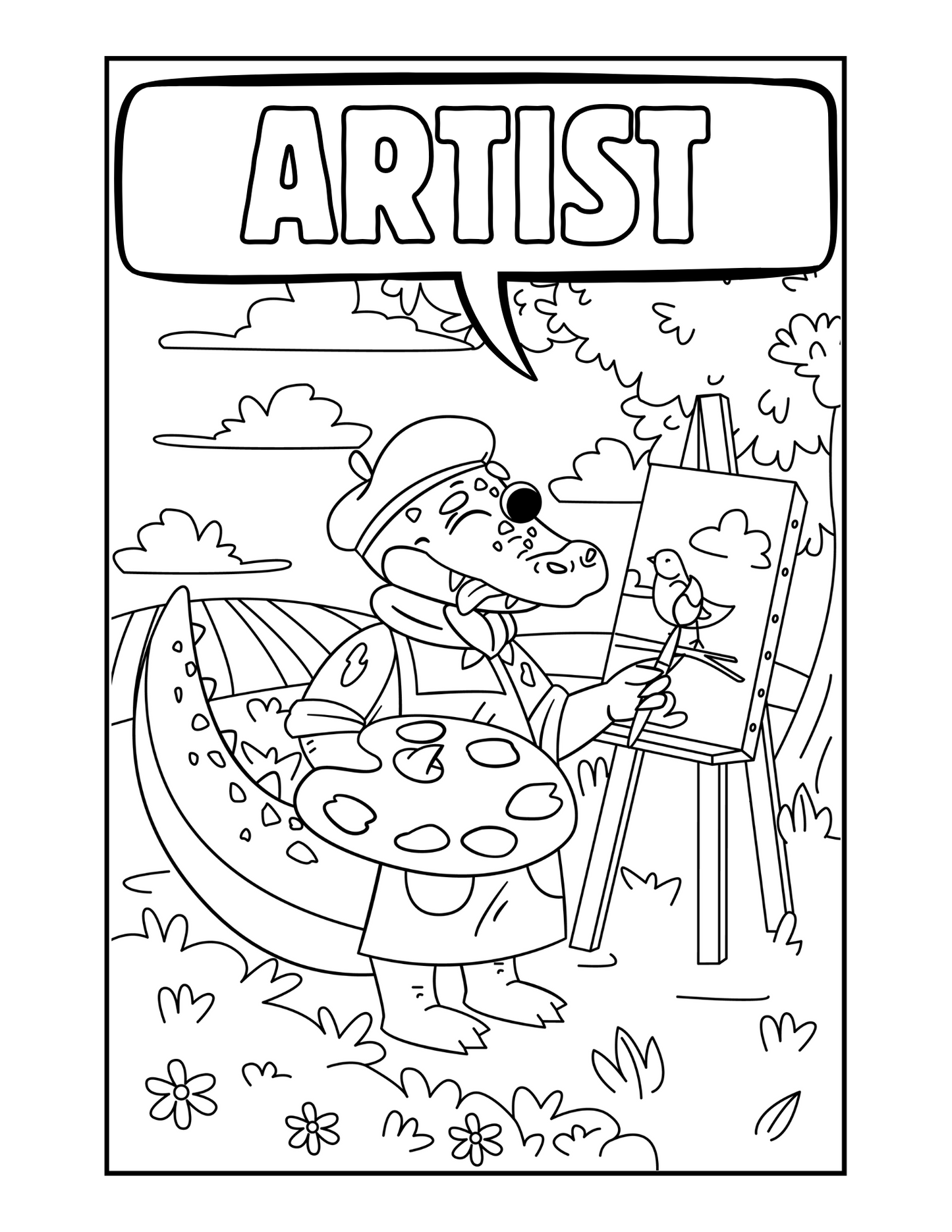 Gator's on the Job! - Little West DigiPrints