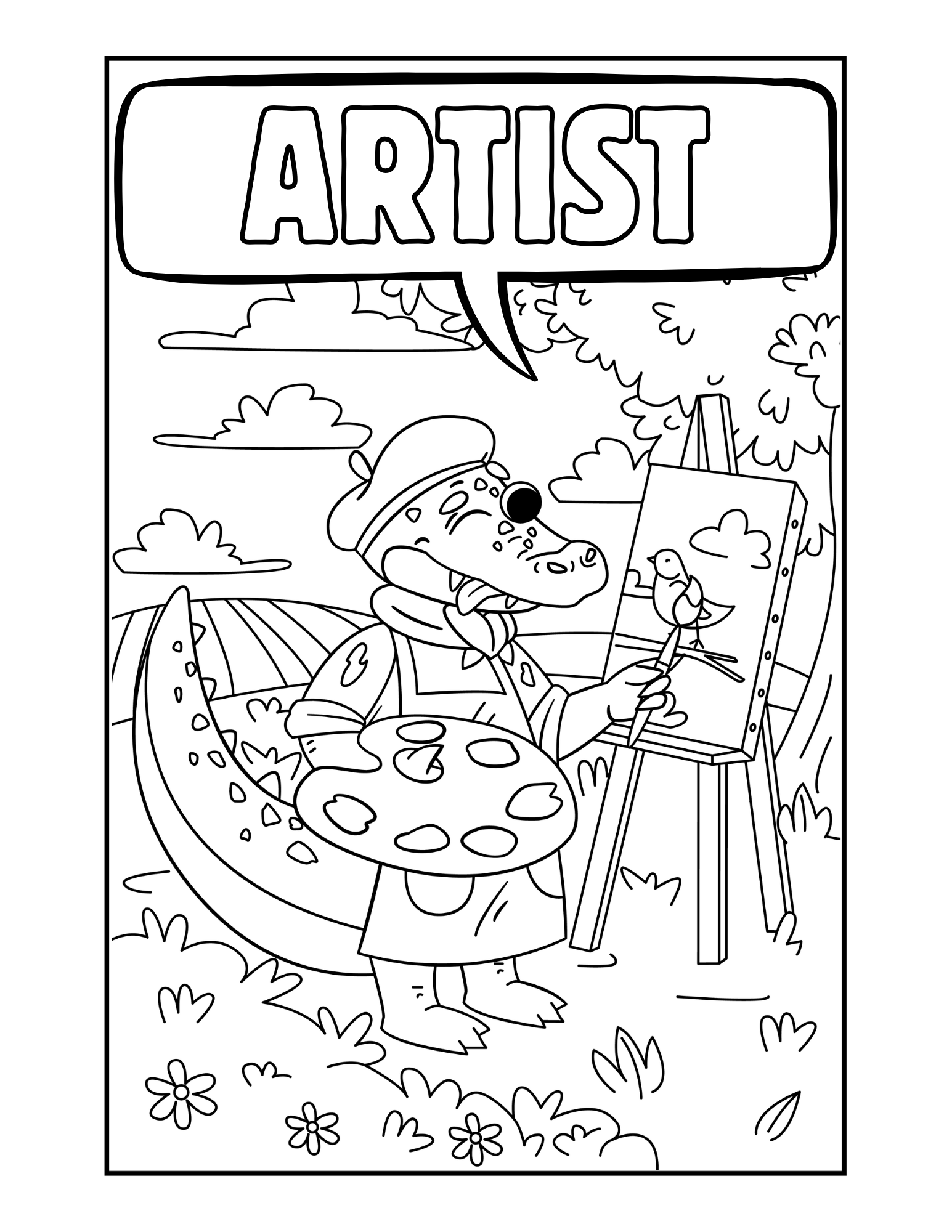 Gator's on the Job! - Little West DigiPrints