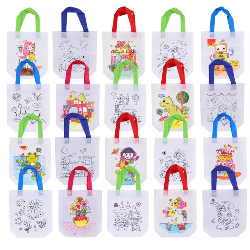 DIY Graffiti Bag Set for Kids' Parties - Little West DigiPrints