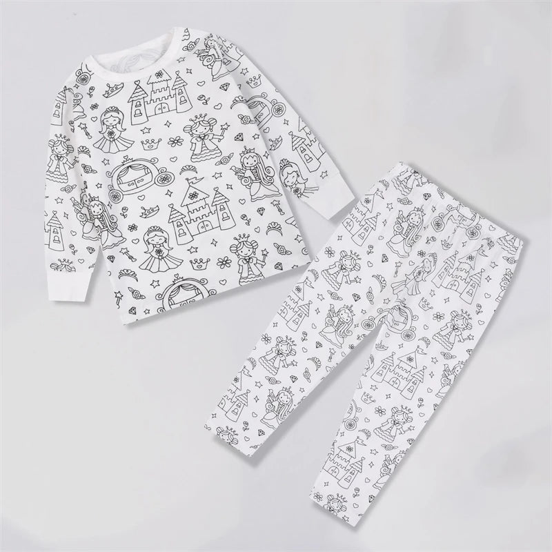 DIY Colorable Pajama Set for Kids - Little West DigiPrints